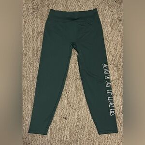PINK Victoria Secret Green Active Leggings